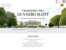 Tablet Screenshot of gunneboslott.se